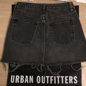 Urban Outfitters BDG charcoal denim skirt